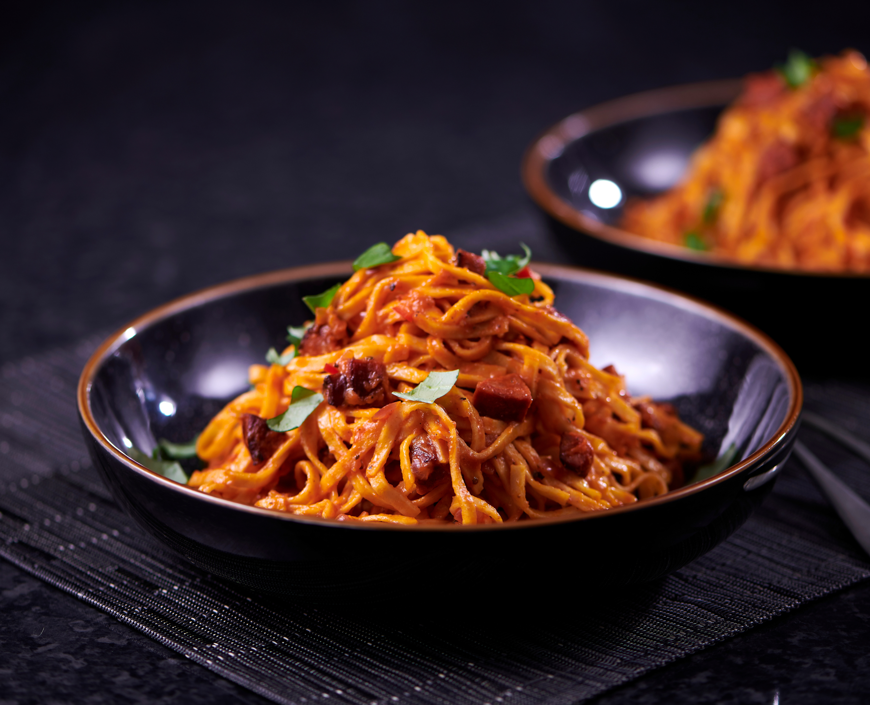 Red Devil and Chorizo Linguine