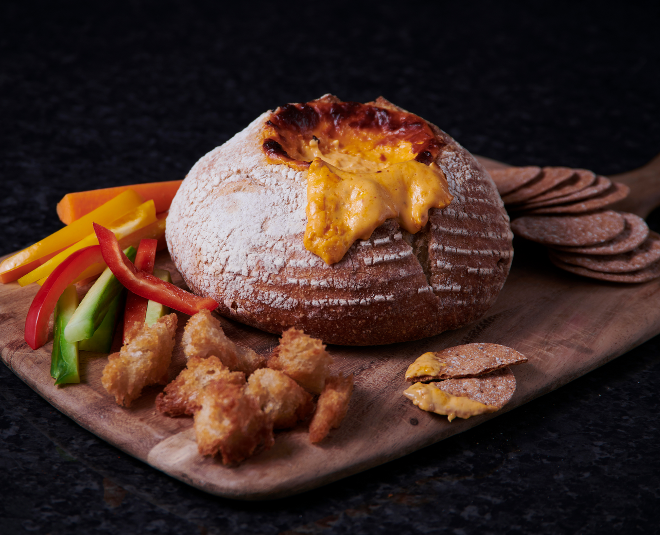 Red Storm Sharing Cheese & Bread Melt